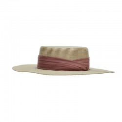 Sombrero canotier Diana con...